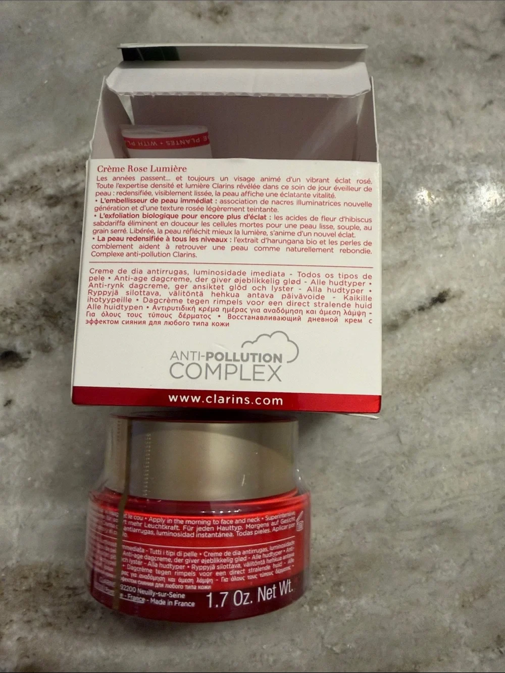 Clarins Rose Radiance Cream - 50ml Jar